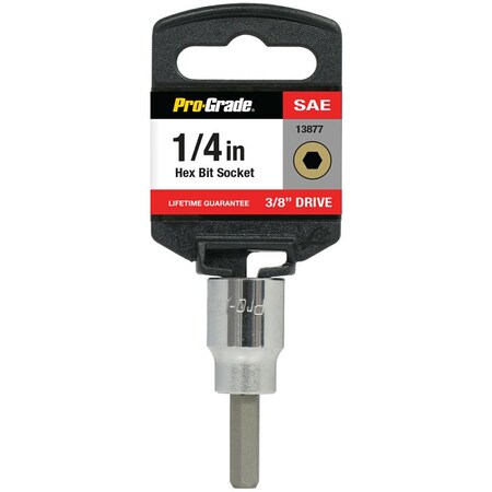 Pro-Grade Tools 3/8" Dr. 1/4" Hex Bit Socket 13877